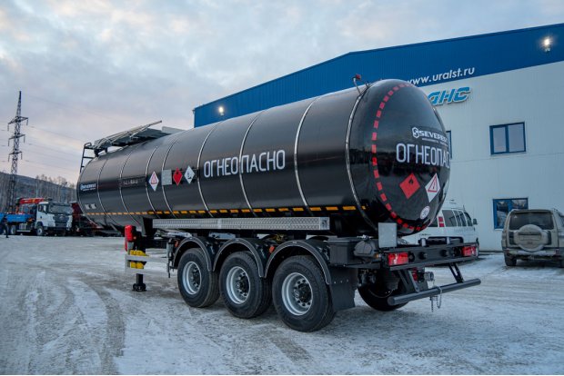 Полуприцеп-цистерна ППЦБ 30КТ-32Л SEVEREST высота ССУ 1250 мм