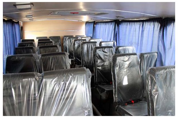 Салон вахтового автобуса Урал