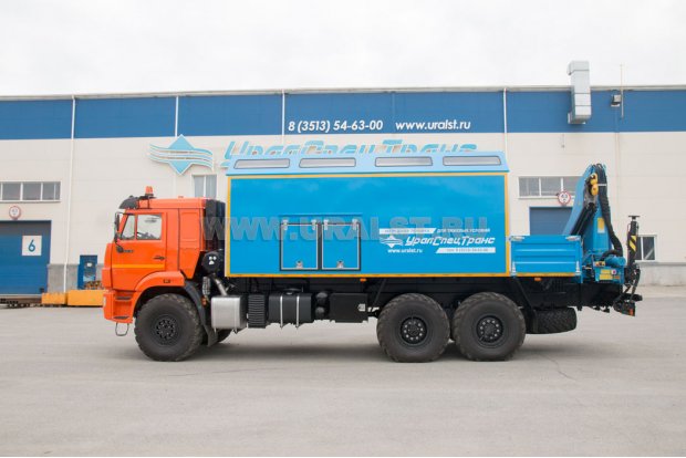 Камаз маслостанция 43118-50Е5 с КМУ ИМ-150