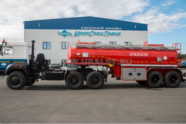Полуприцепы цистерны для нефти ППЦН 20-21-2Н УСТ 9465 рамная, насос
