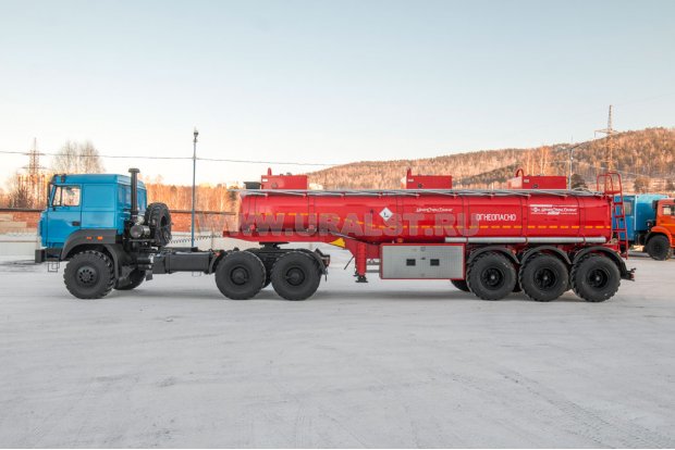 Полуприцеп цистерна ППЦ 26-31-3Н УСТ 9465 рамная, насос, базовая комплектация