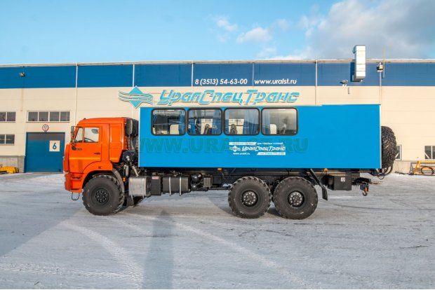 Автобус грузопассажирский ГПА УСТ 5453 (20+2) закр. Камаз 43118-50