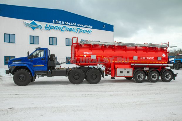 Полуприцеп цистерна ППЦ 25К-32-3НУ УСТ 9465 сталь 09Г2С 5 мм