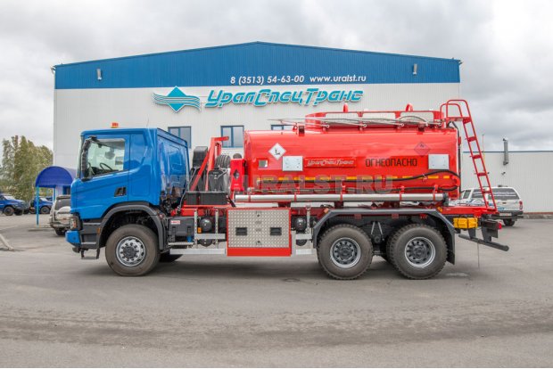 Автотопливозаправщик  АТЗ-15-2 SCANIA CP 380 B6x6HZ