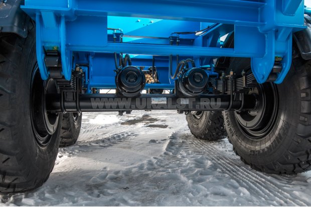 Рессорно-балансирная подвеска полуприцепа