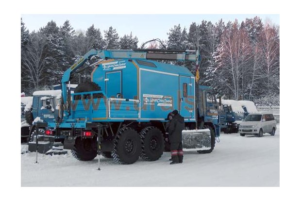 Фургон Камаз с КМУ