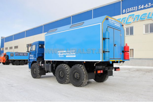 ПАРМ-01Т УСТ-54535 Камаз 5350-42 с токарным станком