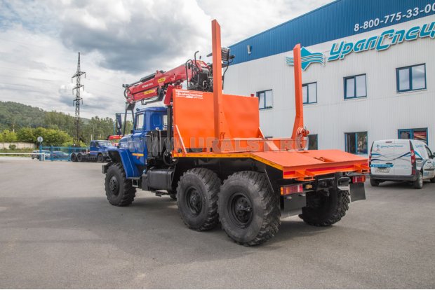 Лесовоз с манипулятором VM10L74 УСТ 54538D Урал 5557-60Е5