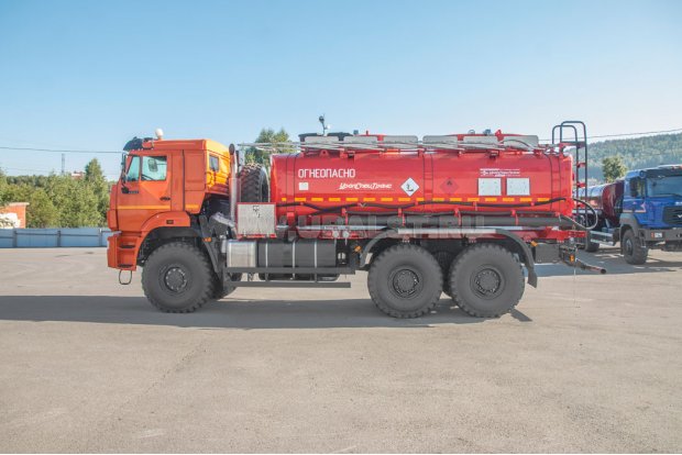 Автотопливозаправщик АТЗ-16-2 УСТ 5453 Камаз 65224-53 сп.м. СЖ-40, боковой УВТ доработка под ДОПОГ