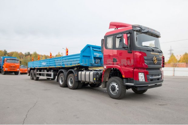 Автопоезд Седельный Тягач SHACMAN (ШАКМАН) SX42586V385 + ППК 27-24-12КБ УСТ 9465