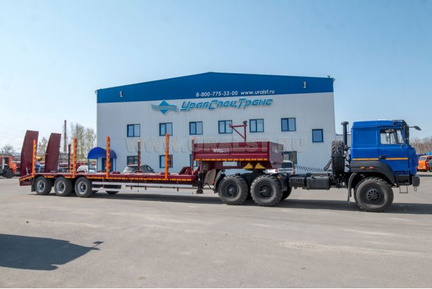 Полуприцеп тяжеловоз ППТ 38-31-11КУ BPW УСТ 9465 механические трапы ССУ 1500
