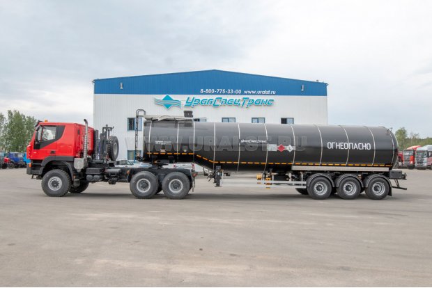 Полуприцеп цистерна ППЦН 38КТ-32Т УСТ + Тягач АМТ N.V