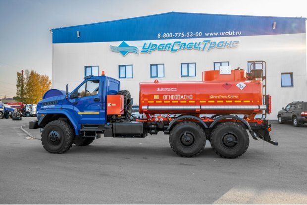 Автотопливозаправщик АТЗ-10Б УСТ 5453 Урал NEXT 4320-72 доработка под ДОПОГ