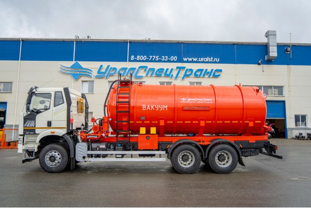 Вакуумная машина МВ-19 КО нерж. 5мм, УСТ 5453 FAW 3250 6Х4, КБ 4800