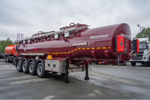 Полуприцеп-цистерна ППЦ 32К-42ЛЛ-4НР SEVEREST высота ССУ 1150 мм, рекуперация, насос, дисковые тормоза