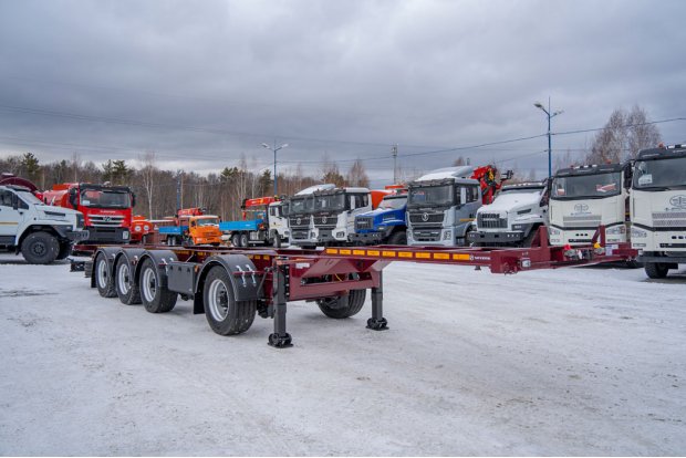 Полуприцеп контейнеровоз ППК 40Б-42ЛЛ-12 СЕВЕРЕСТ, ССУ 1100 мм