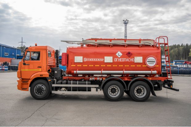 Автотопливозаправщик АТЗ 17-3Б УСТ 5453 Камаз 65115, ДОПОГ 