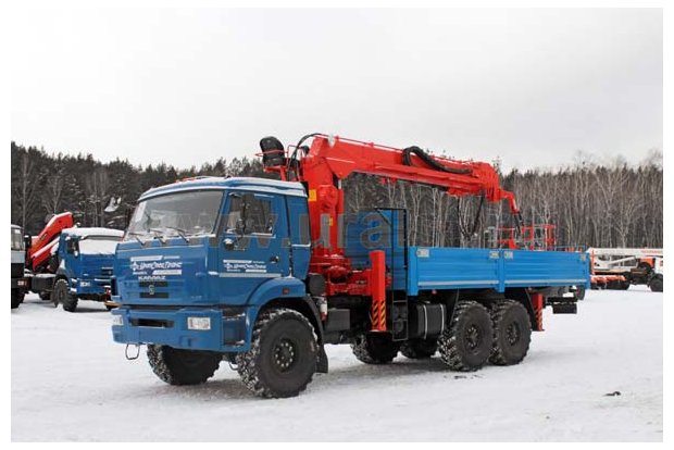 Буровая установка камаз с КМУ Kanglim KS-2056