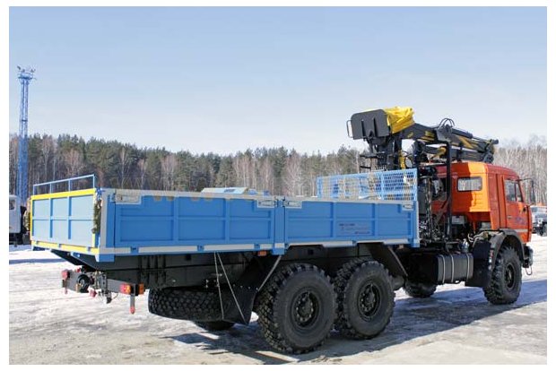 Бортовой автомобиль Камаз с ОМТ-97М