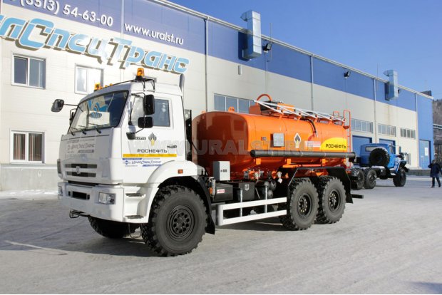 Автоцистерна нефтепромысловая АЦН-10 Камаз УСТ-5453