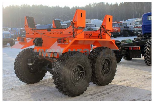 Трубоплетевозный автопоезд