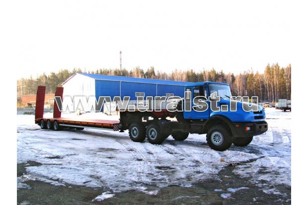 полуприцеп тяжеловоз низкорамный