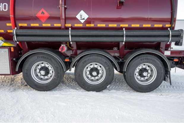 Оси полуприцепа