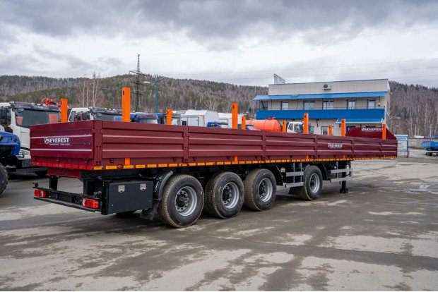 Полуприцеп бортовой ППБ 40Б-42ЛЛ-14К SEVEREST ССУ 1200