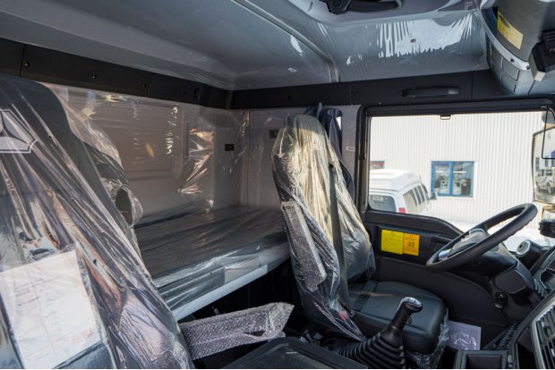 Спальное место в кабине водителя