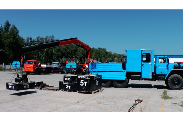 ГПА мест открытый кузов Урал 4320-60М с КМУ Palfinger PK-15500 УСТ-5453