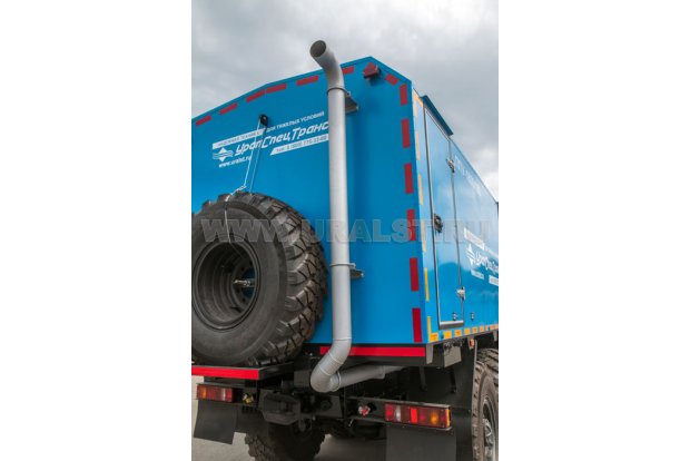 Система вертикального выпуска отработанных газов