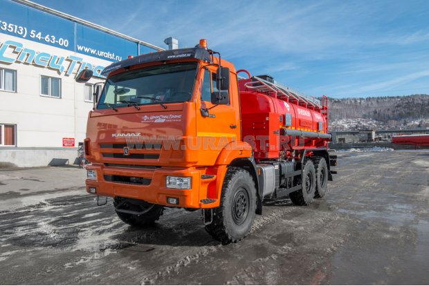 Автотопливозаправщик АТЗ-11-2 УСТ 5453 Камаз 43118-50 два УВТ-25 доработка под ДОПОГ