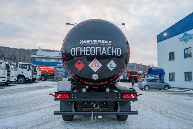 Полуприцеп-цистерна ППЦБ 30КТ-32Л SEVEREST высота ССУ 1250 мм