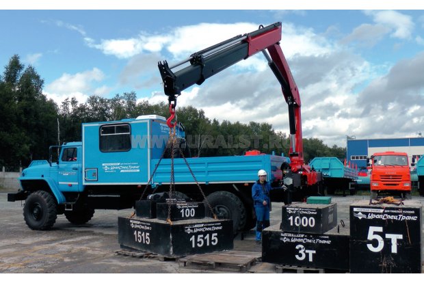 ГПА открытый кузов Урал 4320-60М с КМУ Palfinger PK-15500 УСТ-5453