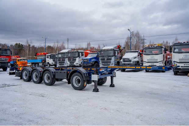 Полуприцеп контейнеровоз ППК 40Б-42ЛЛ-12 СЕВЕРЕСТ, ССУ 1100 мм ДОПОГ