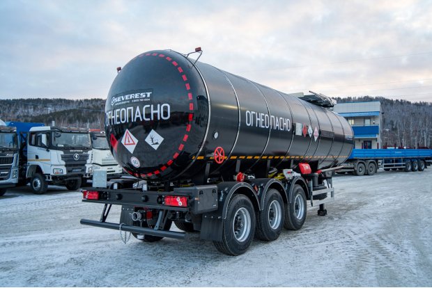 Полуприцеп-цистерна ППЦБ 30КТ-32Л SEVEREST высота ССУ 1250 мм