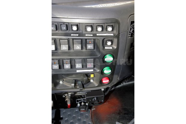 Управление насосной установкой в кабине водителя