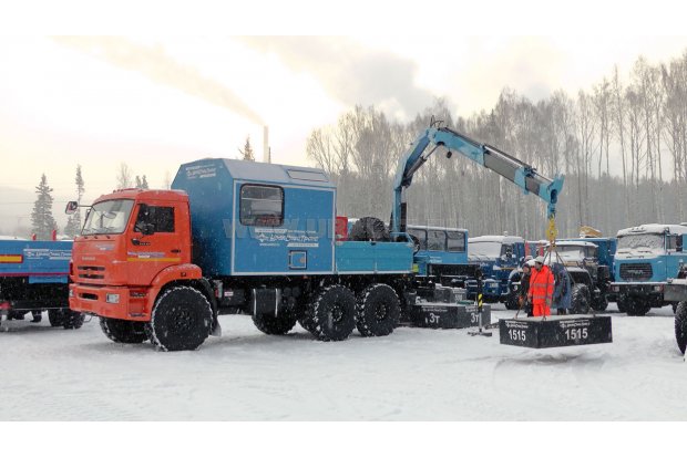 Камаз МРМ УСТ-54534 43118-46 с краном манипулятором ИМ-150