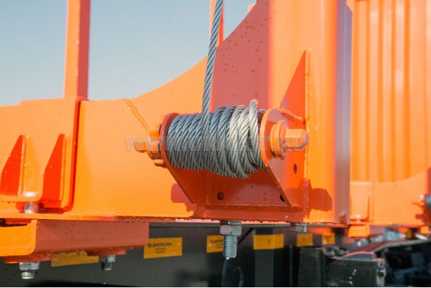 Лебедка для увязки сортимента