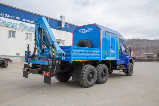 Передвижная мастерская ПАРМ с КМУ ИМ-95 УСТ 5453 Урал NEXT 4320-72Е5И06