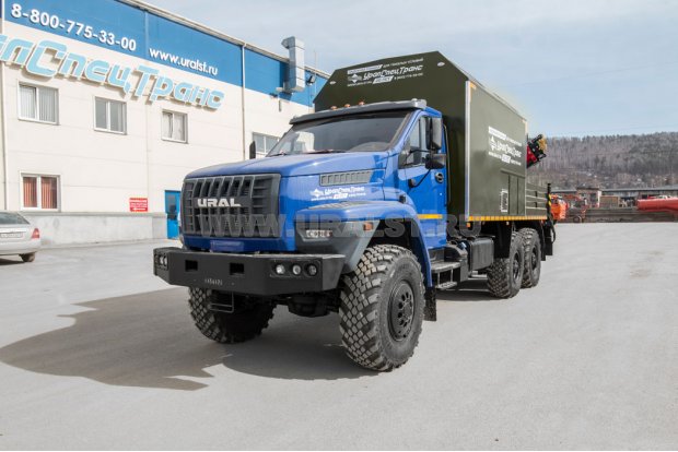 Передвижная мастерская ПАРМ с КМУ ИМ-95 УСТ 5453 Урал 4320-6952-72