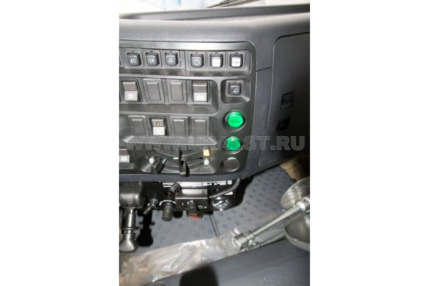 Управление насосной установкой в кабине водителя