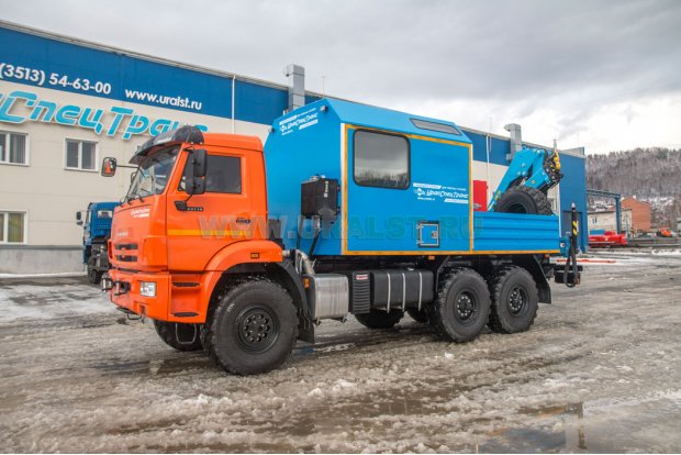 Автофургон АРОК с КМУ ИМ-95 УСТ 5453 Камаз 43118-50
