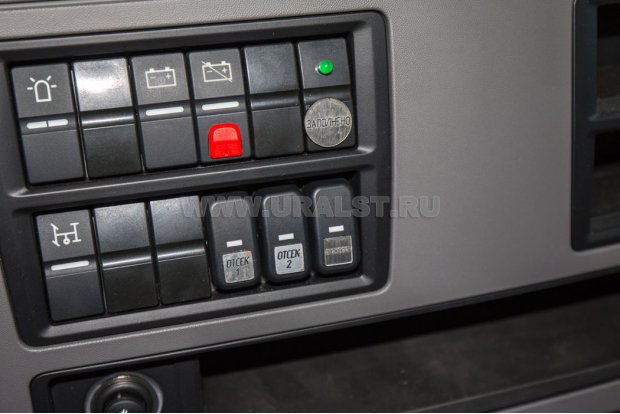 Управление насосной установкой в кабине водителя