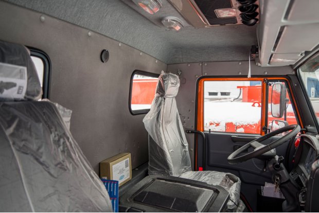 Кабина водителя