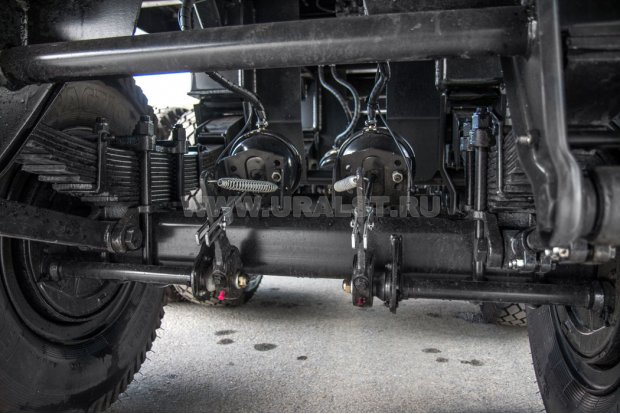 Рессорная зависимая подвеска полуприцепа