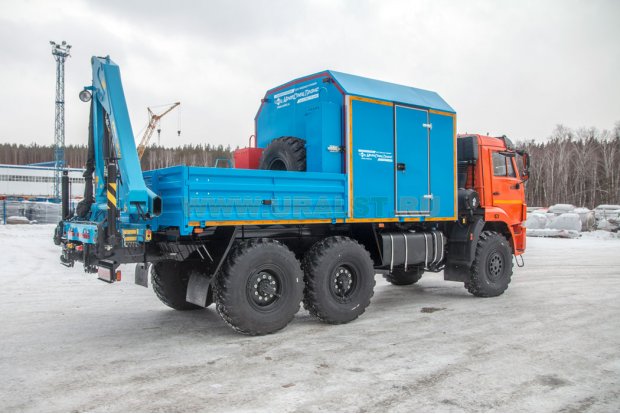 ПАРМ с КМУ ИМ-55 УСТ 5453 Камаз 43118-50 сп.м.