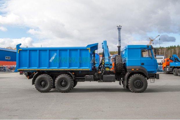 Самосвал 10-16 с КМУ ИМ-95 УСТ 5453 Урал 4320-4971-82