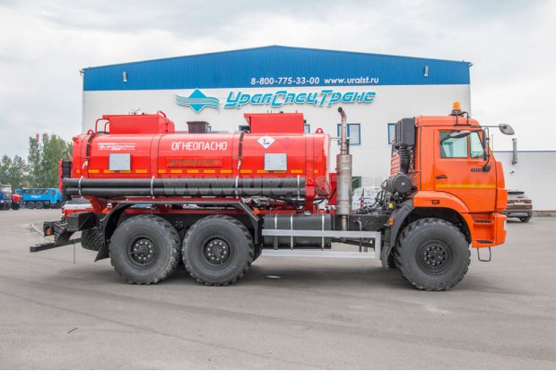 Автотопливозаправщик АТЗ-11-2 УСТ 5453 Камаз 43118-50 доработка под ДОПОГ, УВТ-40
