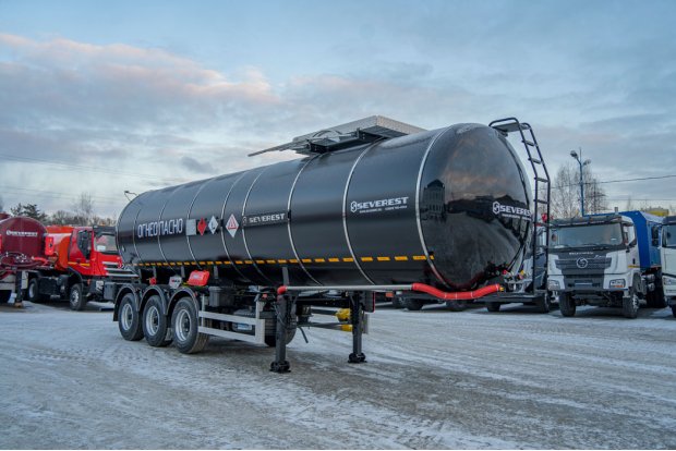 Полуприцеп-цистерна ППЦБ 30КТ-32Л SEVEREST высота ССУ 1250 мм